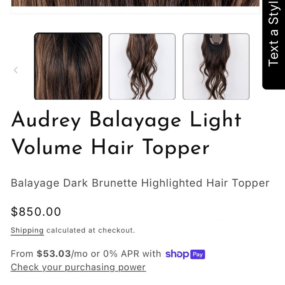Lauren Ashton Hair Topper